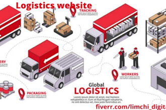 logistics website, dispatch, trucking, freight, shipping website
