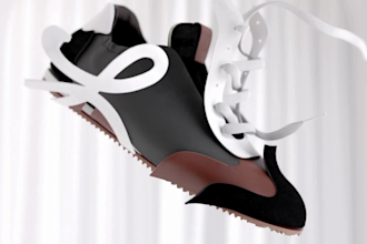 do 3d shoe animation 3d footwear design 3d sneaker animation product animation