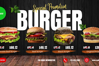 design a shining menu for your hotel, restaurant, cafe, and bar