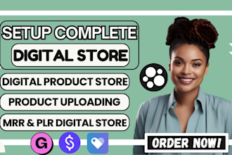 create stan store, beacon ai, gumroad, payhip digital product store completely