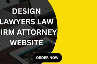 design a professional wix website lawyers  attorneys, and law firms