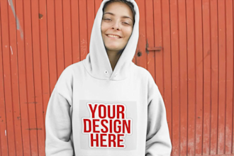 create 50 impressive realistic HD hoodie video mockup