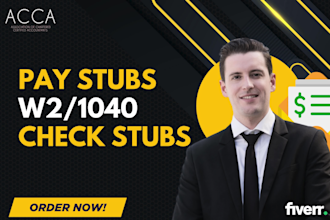 do paystub, adp pay stubs, payroll, check stub and w2 1099 941