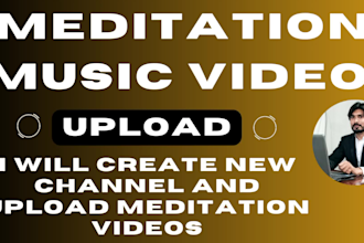 create and upload hd meditation videos or shorts on youtube