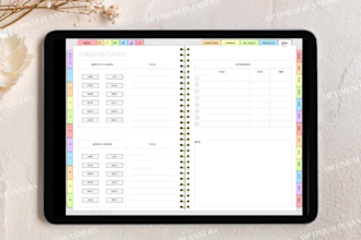 design premium quality etsy digital planner