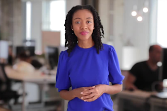 create a spokesperson video commercial