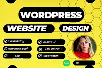 do wordpress website design, redesign development business with elementor pro