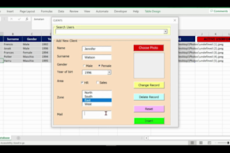 compose advanced excel formulas, vba, macro and report