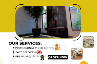 create professional real estate promo videos in detail with engaging labels