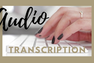 accurately transcribe your audio or video