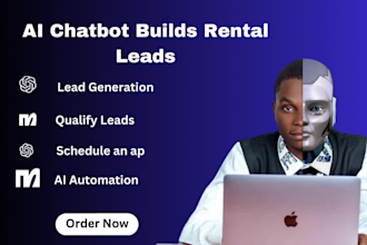 setup real estate, airbnb rental ai chatbot using manychat