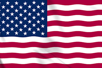 create an animated flag with your logo, text, image