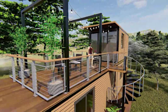 design and render your house, cabin ,cabana ,tiny house