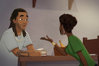 2d music video animation, 2d memecoin animation, 2d animated music video