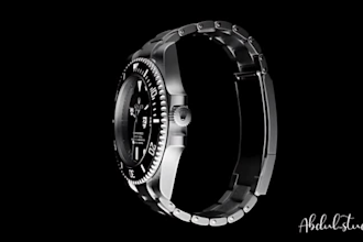 do 3d watch animation 3d wristwatch design 3d watch model cgi 3d watch rendering