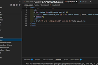create custom django restful API using django rest framework