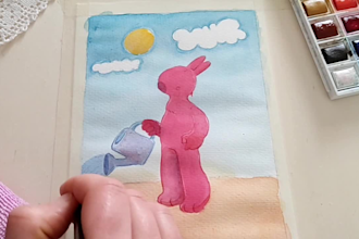 draw a holiday cartoon illustration