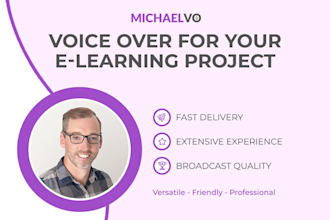record a voice over for your e learning project