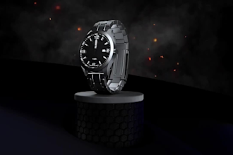 create a stunning 3d watch design, 3d bracelet, watch animation for social ads