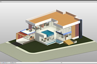 draft your project in revit 2025,2024 or any version