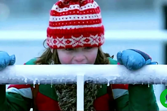 add logo and text in funny ice video