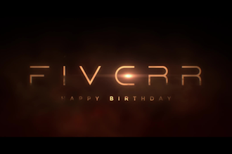 create an epic dune style birthday video intro