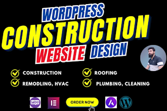 develop handyman, junk, cleaning, painting, pressure washing service website