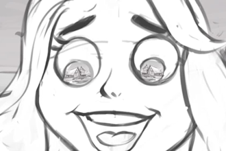 animated comic , comic animation , cozy, lofi girl , cinemagraph, stream artwork