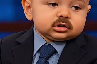 create baby talking podcast, ai baby podcast viral videos