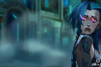 create an anime style fullhd illustration or animation