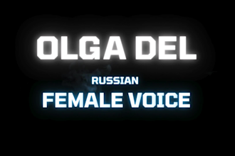 do professional russian female voiceover