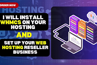 setup website hosting and reseller business with whmcs