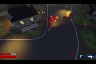 develop top down shooting horror game in unity for PC web