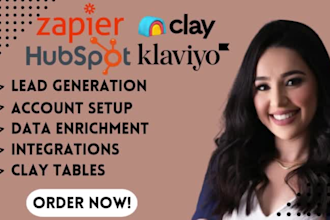 clay clay com hubspot crm klaviyo instantly ai zap zapier apollo io