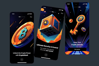 build crypto solana blockchain forex trading wallet  app token listing website