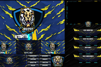 create  brand your stream  twitch kick overlays