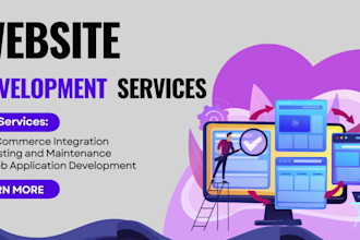 create an amazing website design  in canva