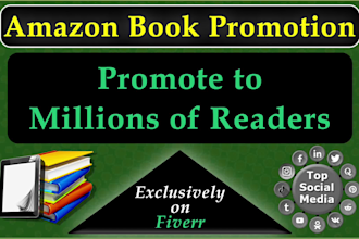 do an amazon kindle book promotion for organic traffic