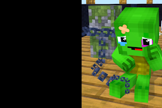 make minecraft animations and shorts for you