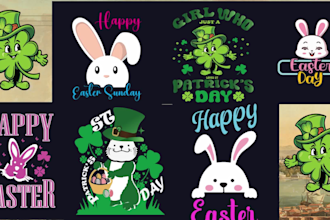 create custom bulk trendy unique easter sunday tshirt design