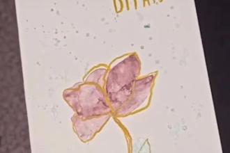 paint and design postcard or invitation card
