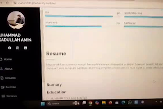 create professional portfolio and showcase your skills and achievements for job