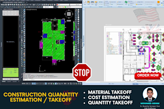do fitout construction quantity takeoff cost estimation for you