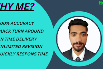 be your professional virtual assistant for data entry