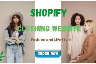 premium clothing shopify store design