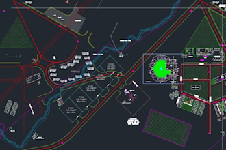do 2d plans, geometric design and 3d modeling
