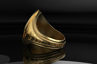 teach you 3d jewelry designing