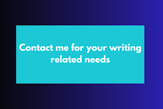 write marketing and finance related articles and papers