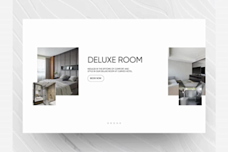 design hotel booking website resorts vacation rentals wordpress website revamp