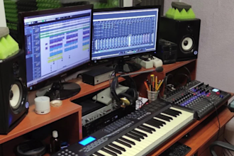 produce instrumental track for you or voiceover backing track